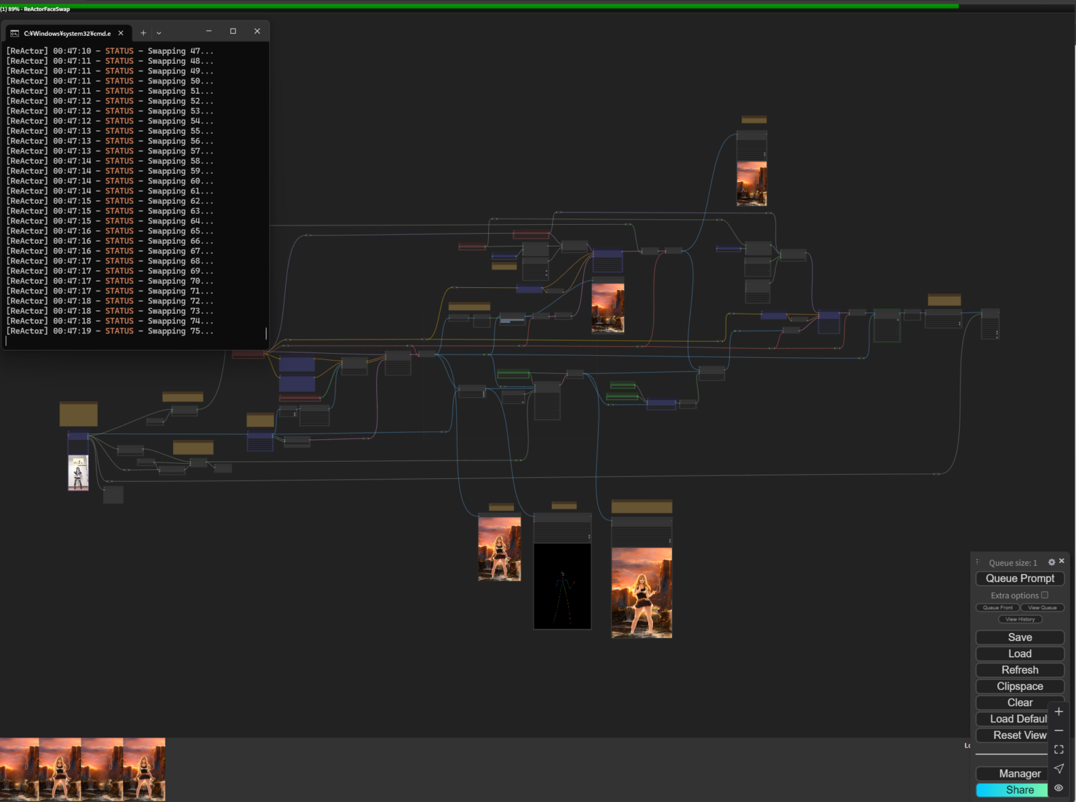 ComfyUI (IMPORT FAILED) ReActor Node for ComfyUIComfyUI メモ | 大阪のモノづくり職人の日常