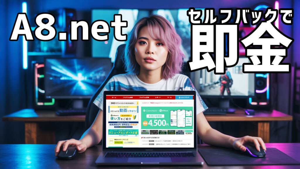 A8ネットでアフィリエイト　セルフバックの強み