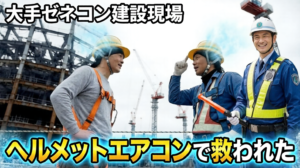 建設業界の「工期・人手不足・猛暑」をヘルメットエアコンが救う理由