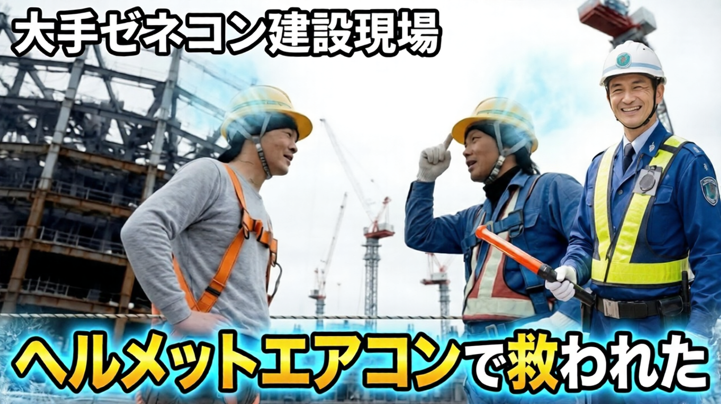 建設業界の「工期・人手不足・猛暑」をヘルメットエアコンが救う理由